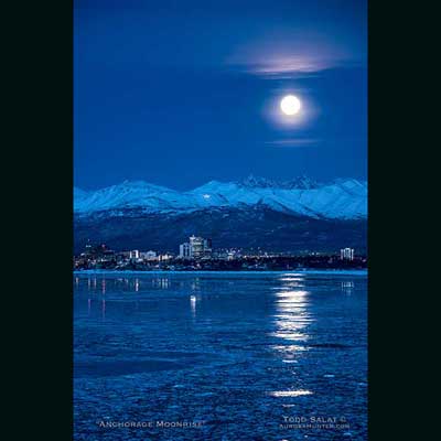 Anchorage Moonrise